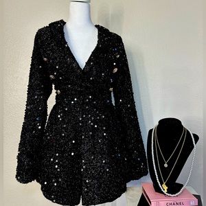 BLACK ROMPER